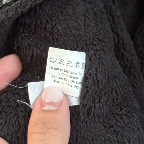 Gray and Black Dog Puffer Jackets - Picture 6 of 6